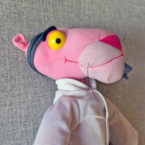 Vintage 1964-2005 Nanco Pink Panther in Karate Outfit Plush 18" - Picture 11 of 11